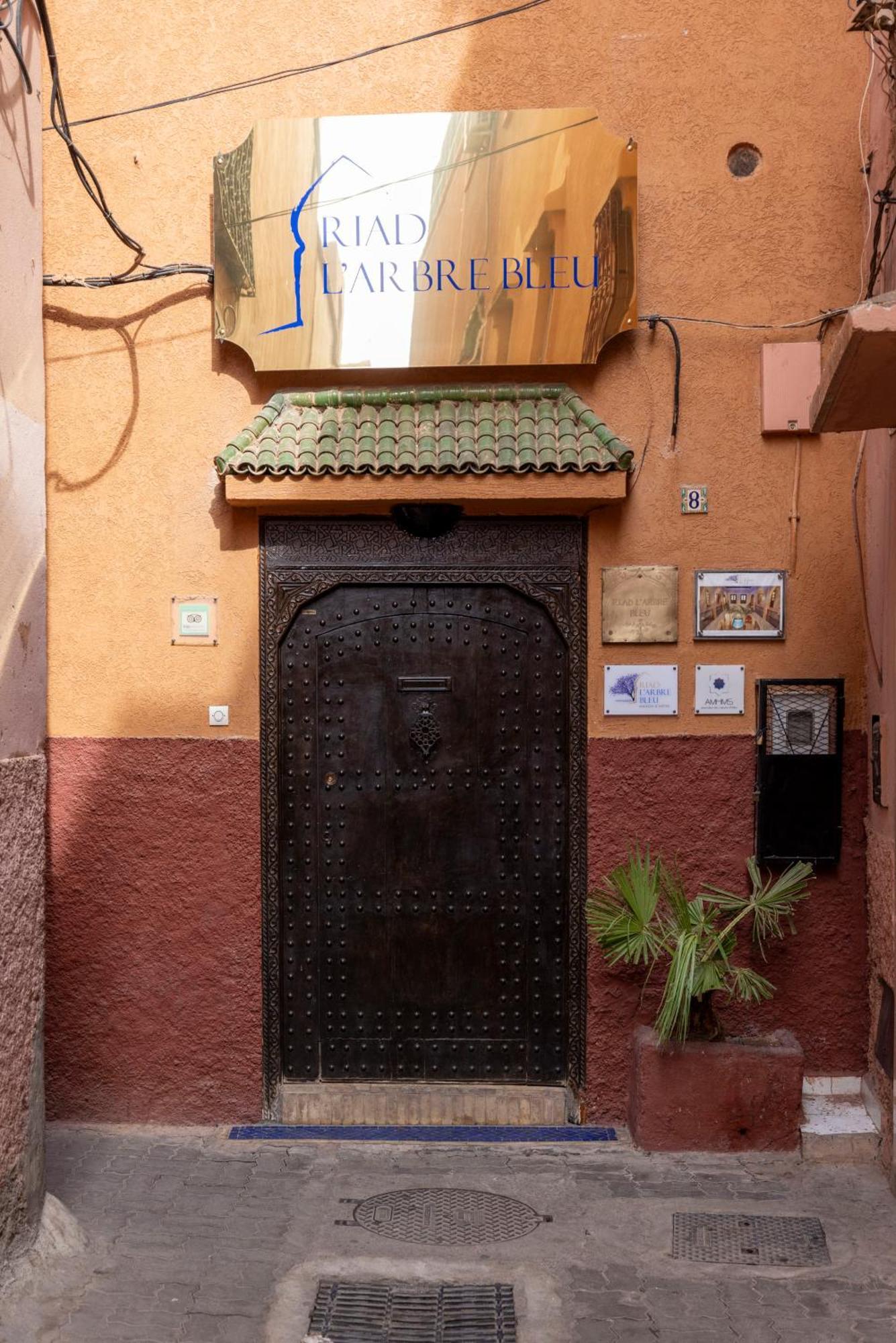 Riad Arbre Bleu Marrakesh Exterior foto