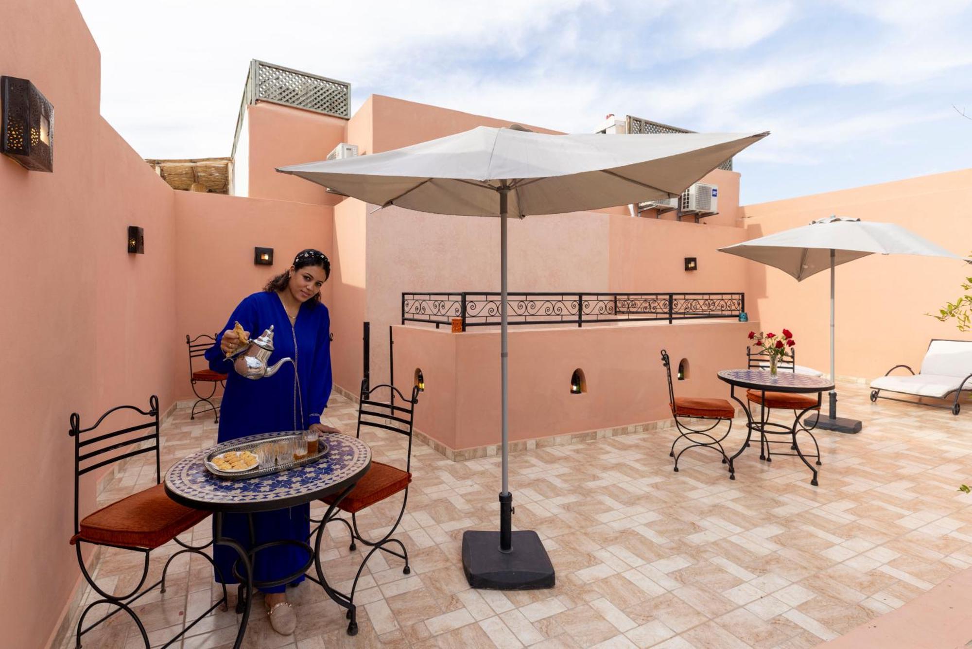 Riad Arbre Bleu Marrakesh Exterior foto